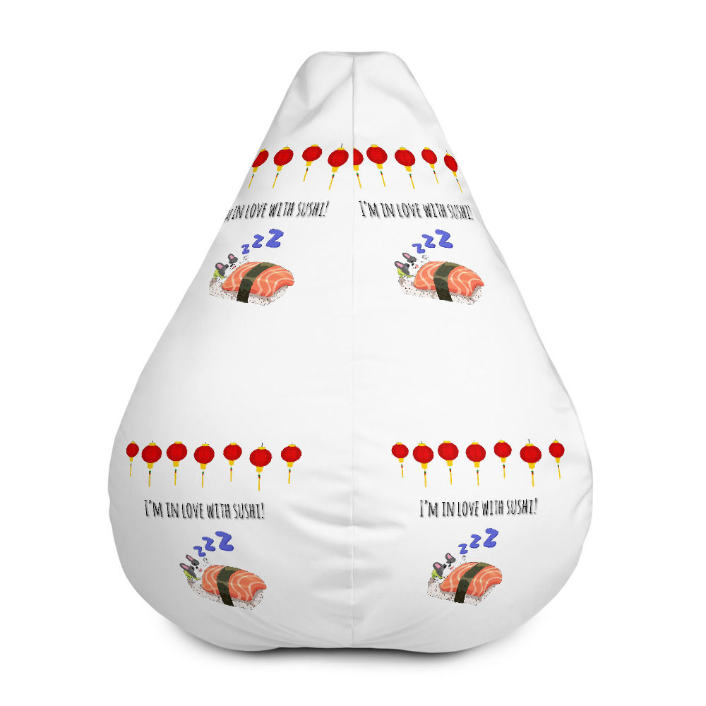 SpotZ The Frenchie™ Bean Bag Chair w/ filling