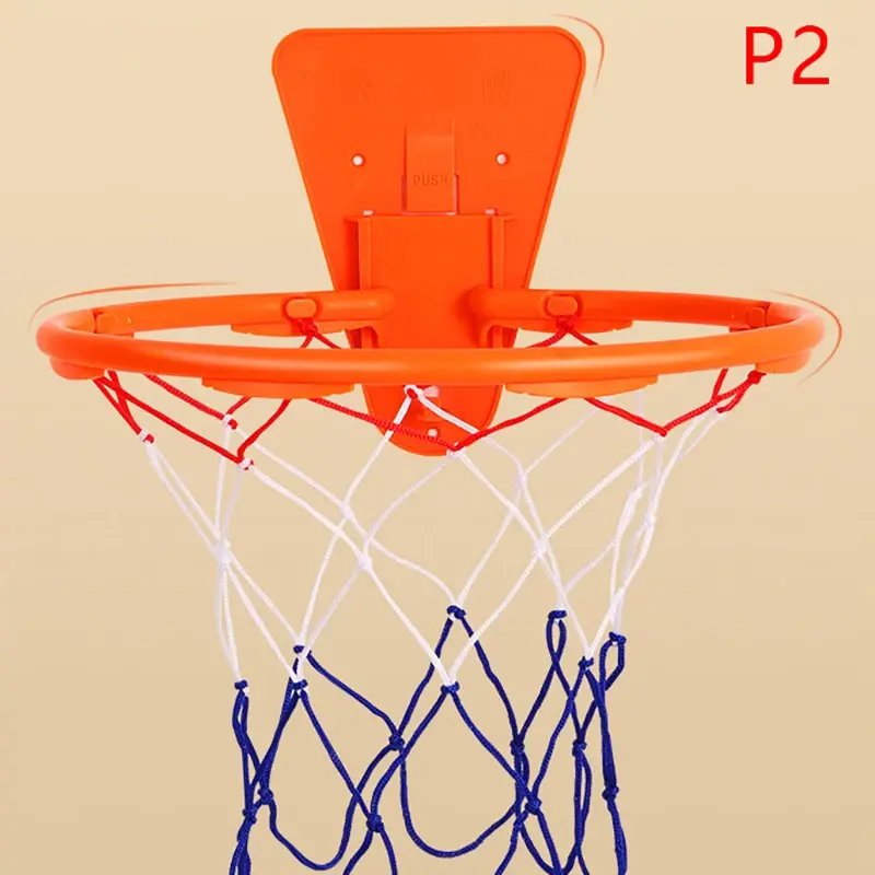 Miniatura: 1PC Safe Indoor Joyful Game Kids Mini Home Workout Basketball Hoop Set Wall