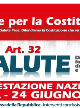 il 24 giugno in difesa del diritto alla salute delle persone con la CGIL