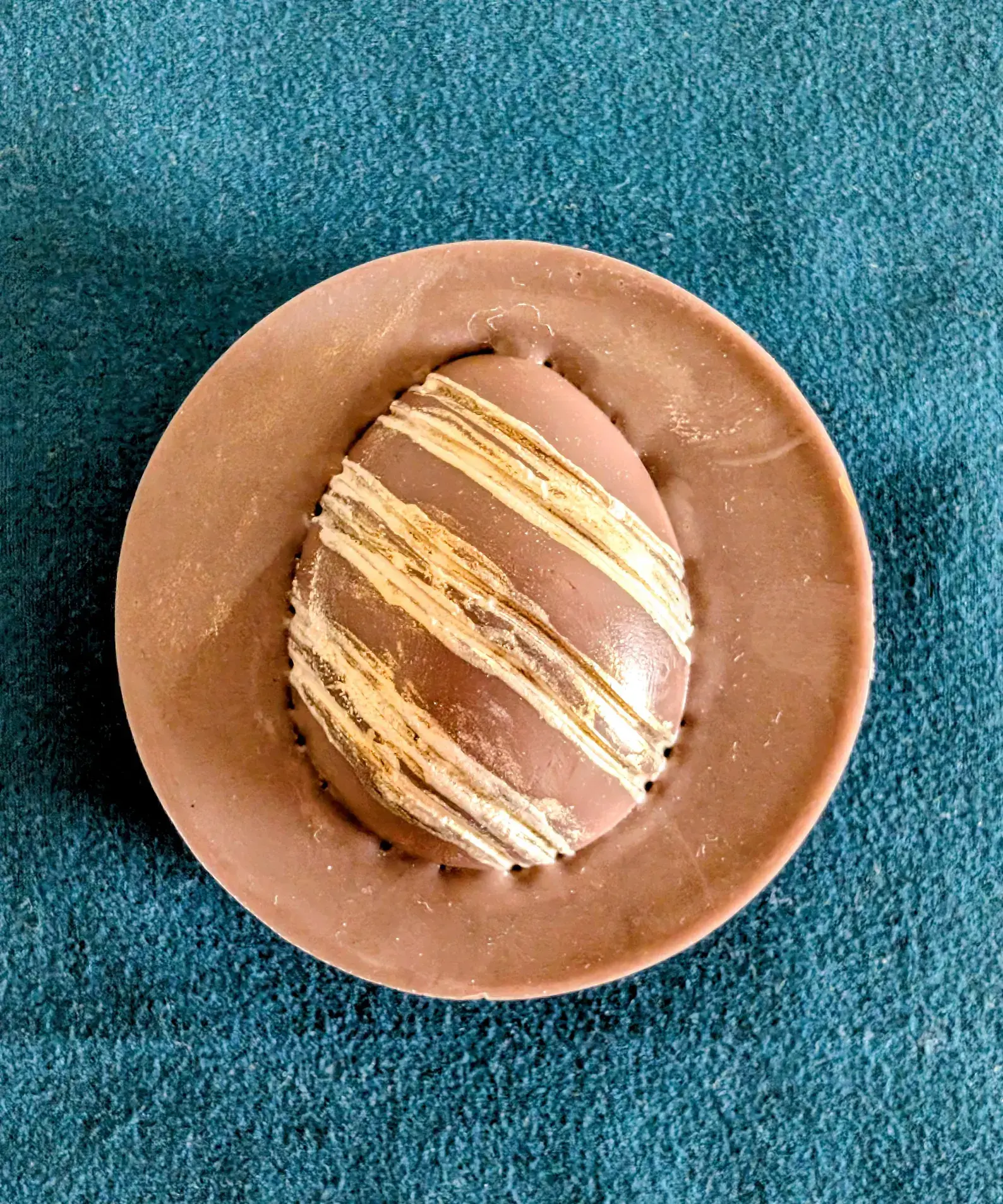 Chocolate Egg Soap Medallion Trio