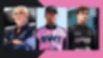 From left to right, Flavio Briatore (Team Principal), Pierre Gasly (Driver), and Franco Colapinto (Driver). C/O to Alasdair Hooper via formula1.com