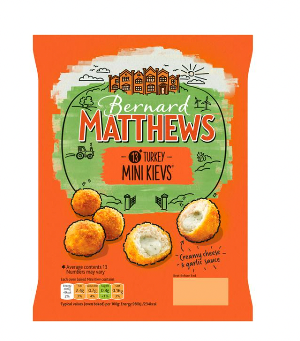 Bernard Matthews Turkey Mini Kievs x13 295g