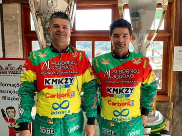 Luiz Sena Jr. e Fernando Vargas disputam o Catarinense de Kart Indoor.