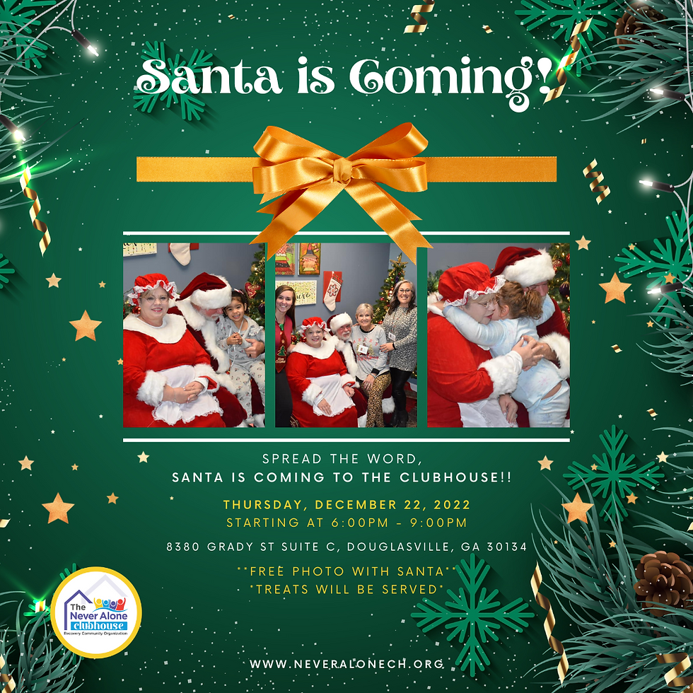 Santa is Coming to the Clubhouse