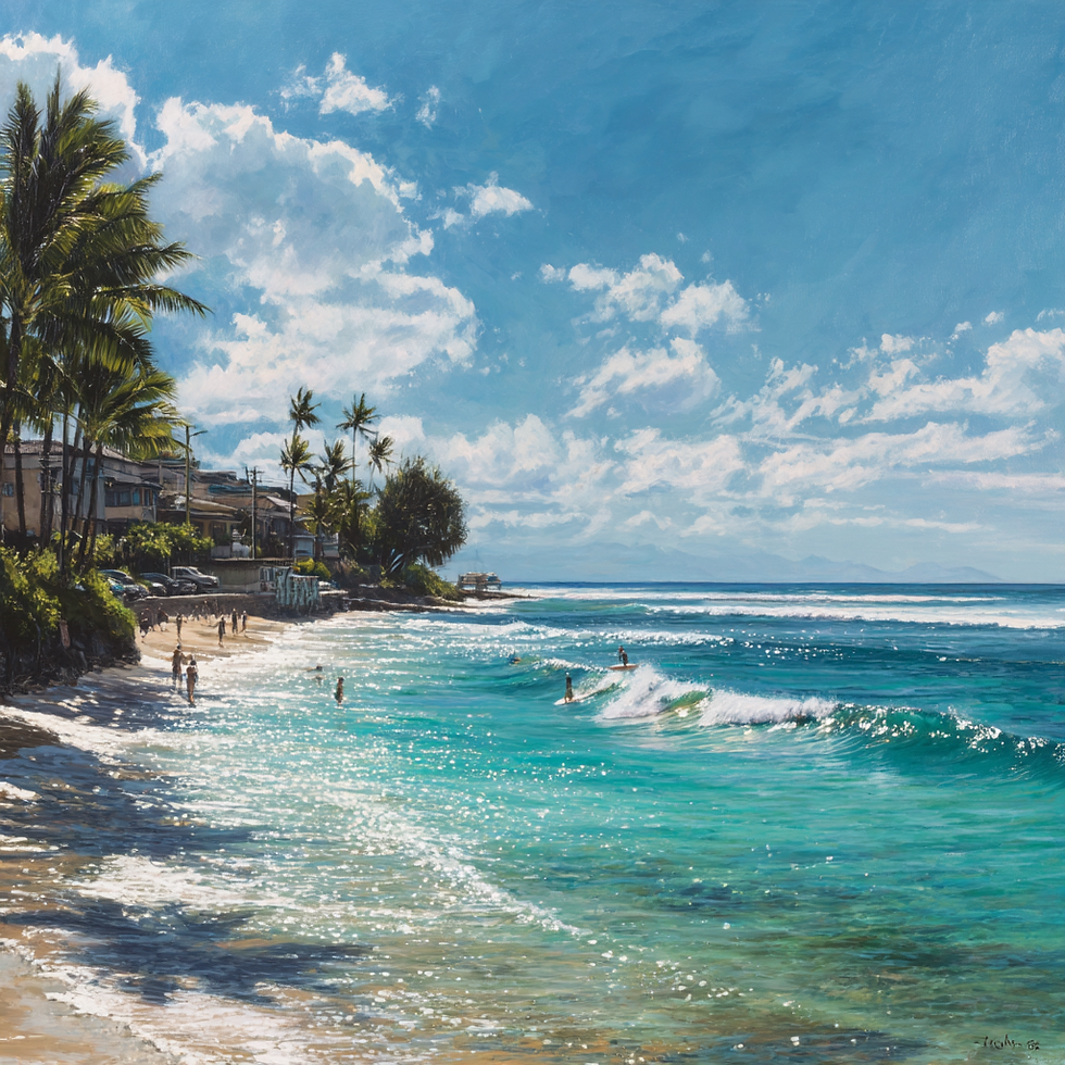 llsracs_Hawaiian_beach_with_clear_emerald_ocean_waves_bright_bl_3d601e99-7731-4126-99f7-18
