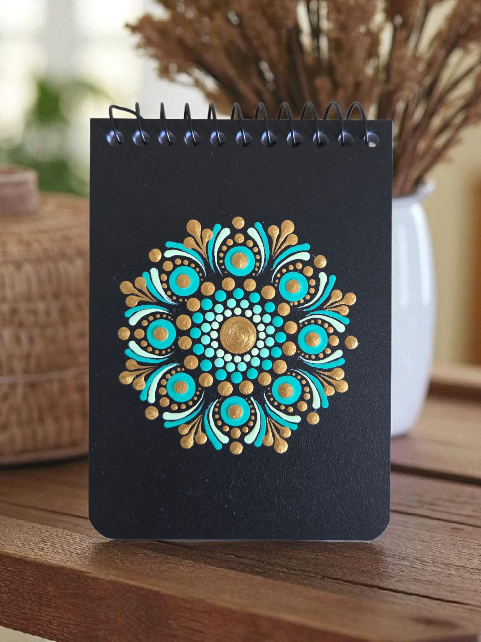 Small Mandala Dot Art Note Pad