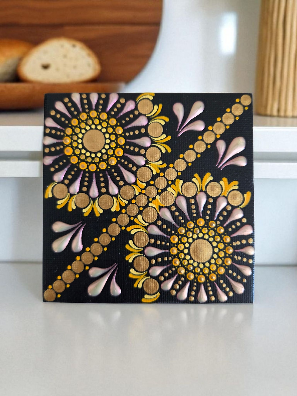 Mandala Dot Art Magnet