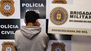 Preso suspeito de envolvimento a roubos em série em Encruzilhada do Sul