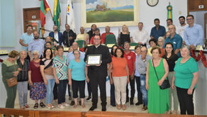 PARÓQUIA SANTA BÁRBARA RECEBE MOÇÃO DE RECONHECIMENTO