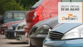 DetranRS oferta 597 veículos e sucatas em leilão virtual