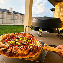 Fresh Pizza from our Pizza Oven!