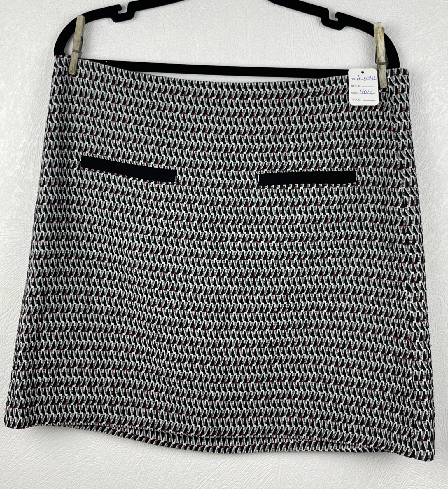 Jupe motifs géométriques T40