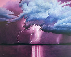 Obraz na Płutnie Burza