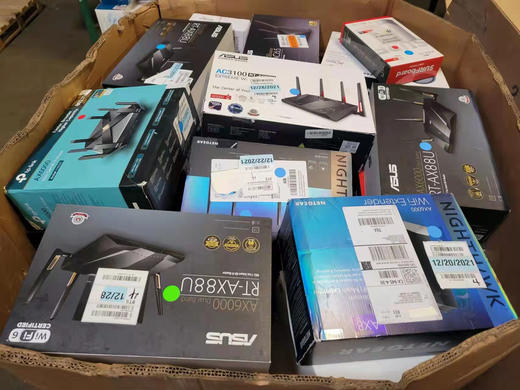 Pallet of Router and Network products