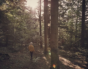Girl in the Woods
