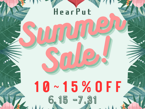 6/15から7/31まで店内商品10~15%OFF!!