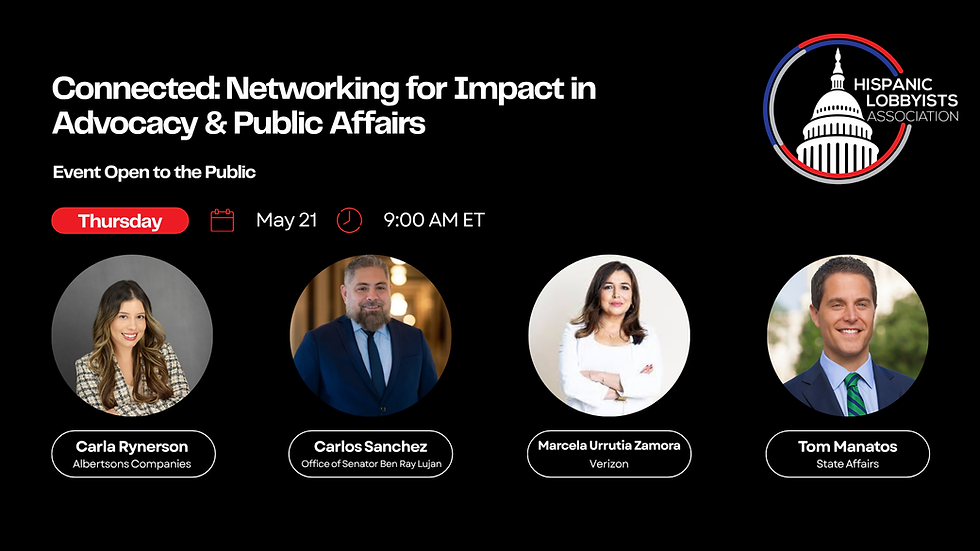 Connected: Networking for Impact in Advocacy & Public Affairs