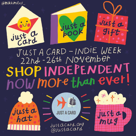 Semaine des indépendants de la campagne JUST A CARD, une alternative au Black Friday
