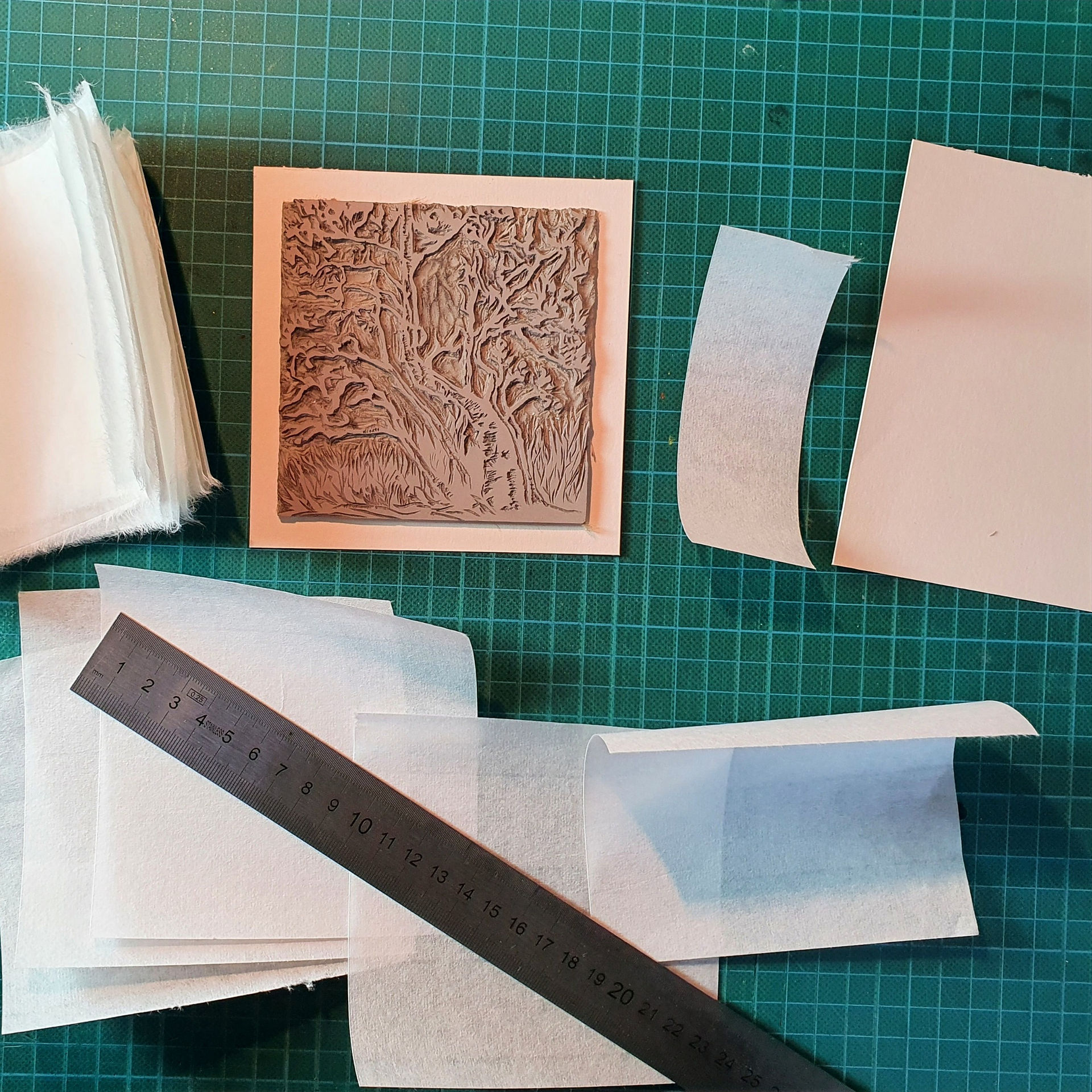Cutiing paper to size