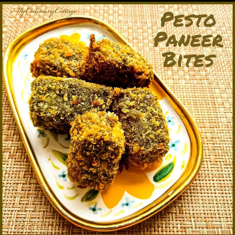 Pesto Paneer Bites