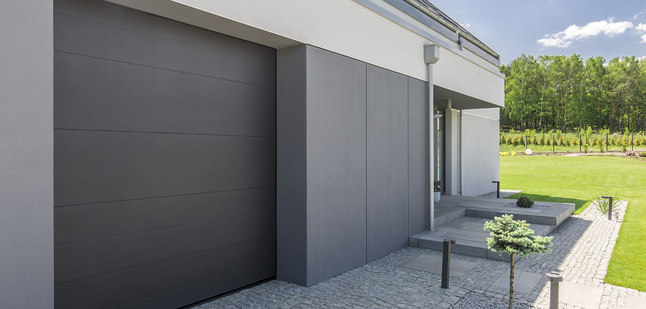 Grey Garage Door