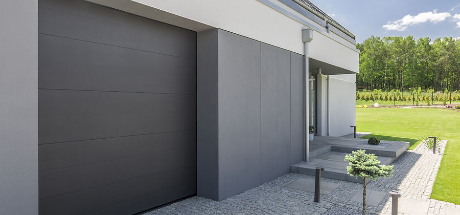 Grey Garage Door