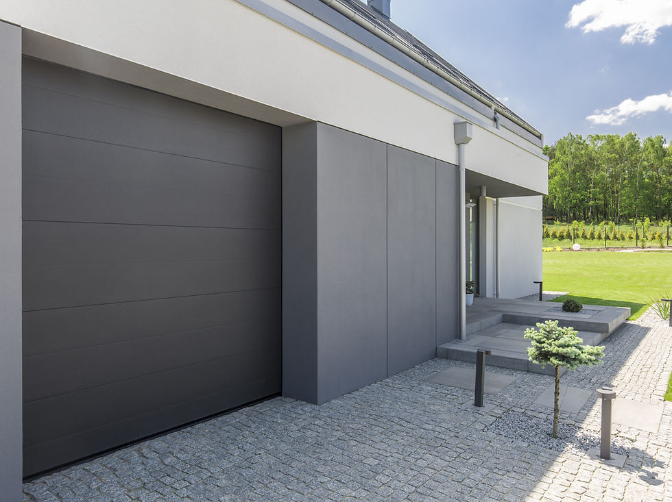 Grey Garage Door