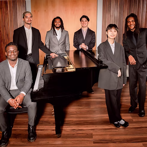 “Tuesday Happenings”: Hosted by The Herbie Hancock Institute of Jazz Performance Ensemble artwork from Sam First