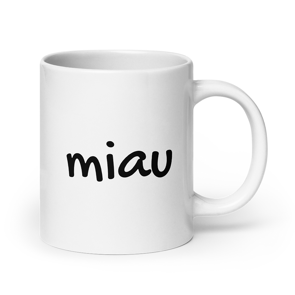 Thumbnail: miaumiau - Mug (white)