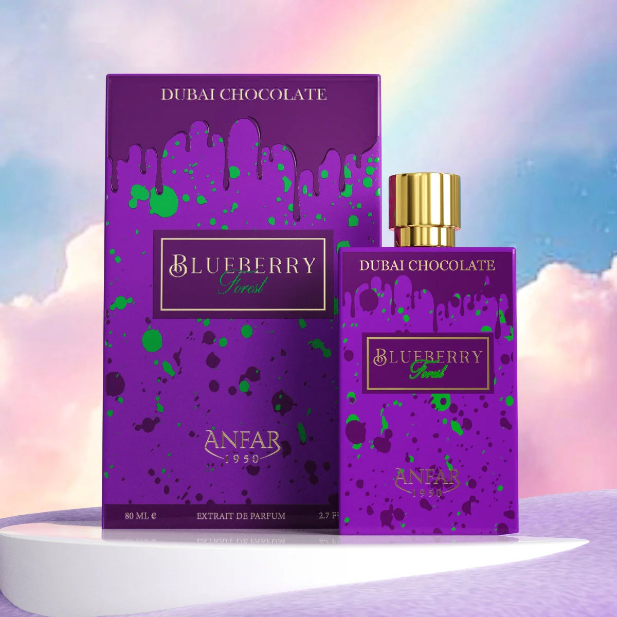 Anfar Dubai Chocolate Blueberry