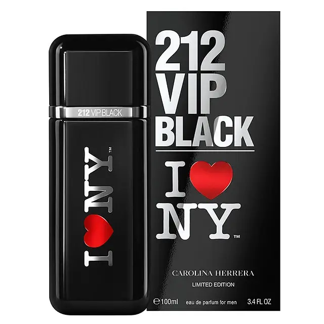 Carolina Herrera 212 vip Black i love Ny