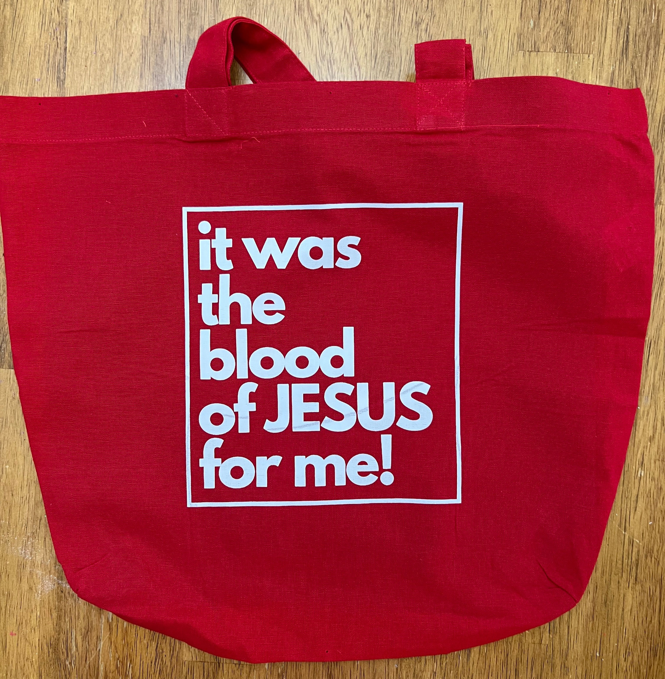Blood ofJesus Tote