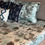 Thumbnail: Ombré Shibori Mustard Bedsheet set