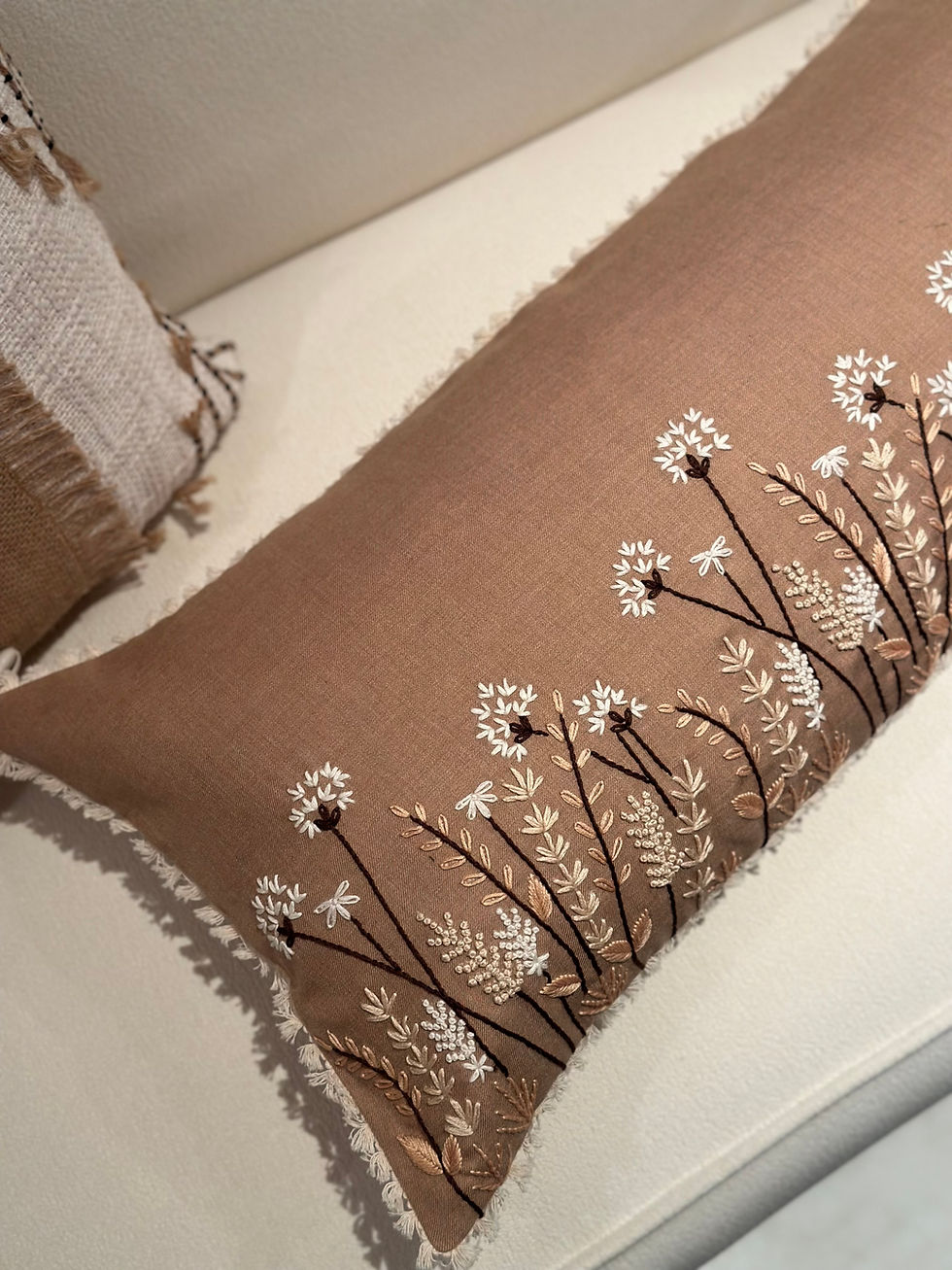 Thumbnail: Melange Bloom Pampas Cushion Cover