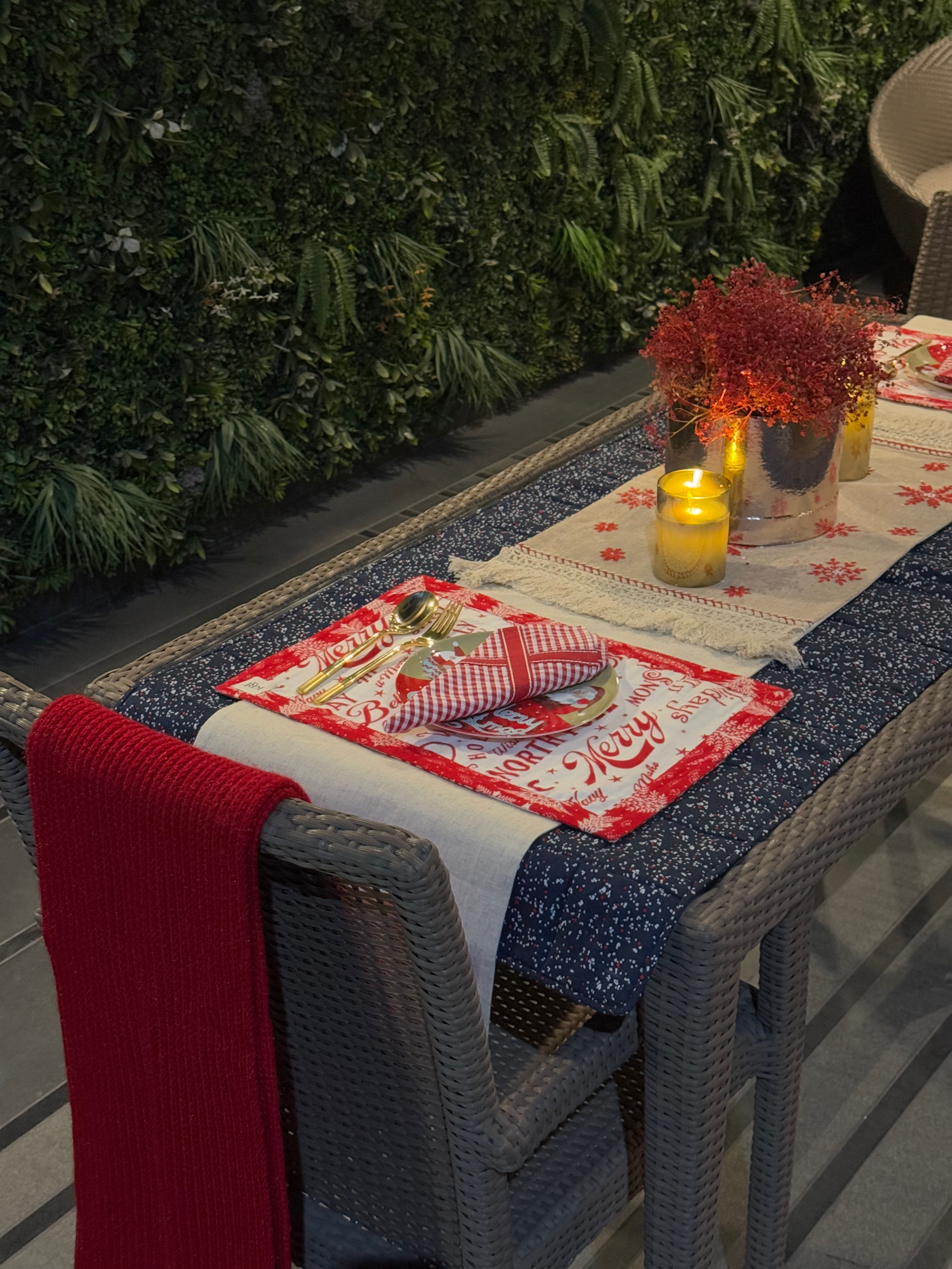 Tots Christmas Reversible Table Placemats