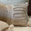 Thumbnail: Raw Distressed Dori Patchwork Cushion cover 12x18"
