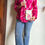Thumbnail: Pataka Ikkat Sequins Wallet Sling