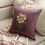 Thumbnail: Bloom Purple Pocket of Flowers Cushion Cover