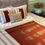 Thumbnail: Bloom Burnt Red Stone Washed Embroidered Bedcover Set
