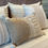 Thumbnail: Raw Distressed Dori Patchwork Cushion cover 12x18"