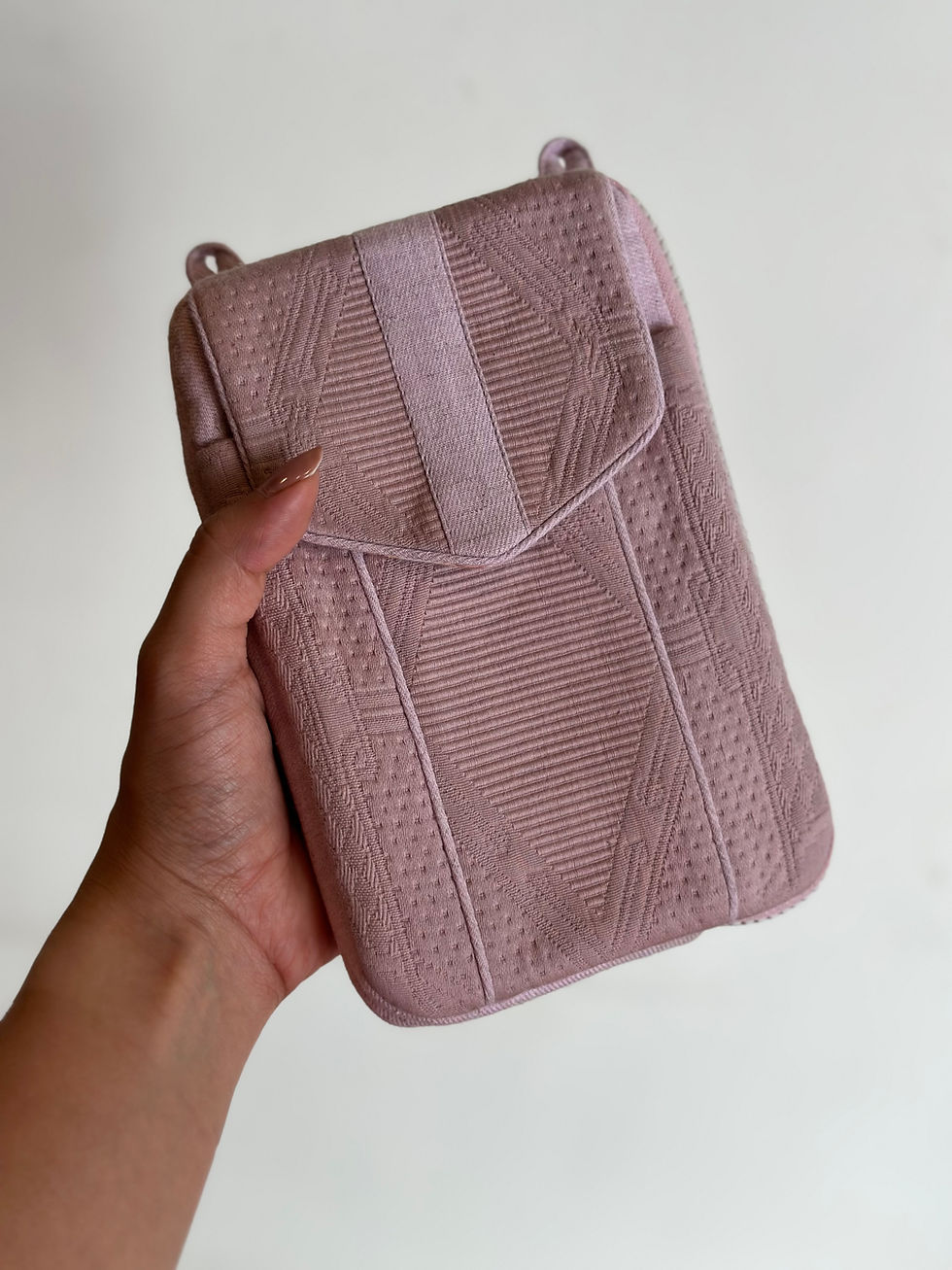 Thumbnail: The Minimalist Rose Pink Wallet Sling