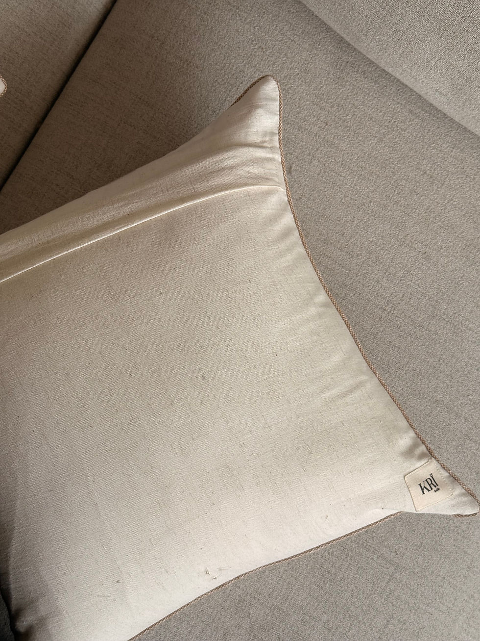 Thumbnail: Bloom Beige Hydrangeas Cushion Cover