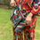 Thumbnail: Distressed Multi-Jacquard Fringe KRI Tote bag