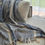 Thumbnail: Distressed Denim Braid Sofa Throw