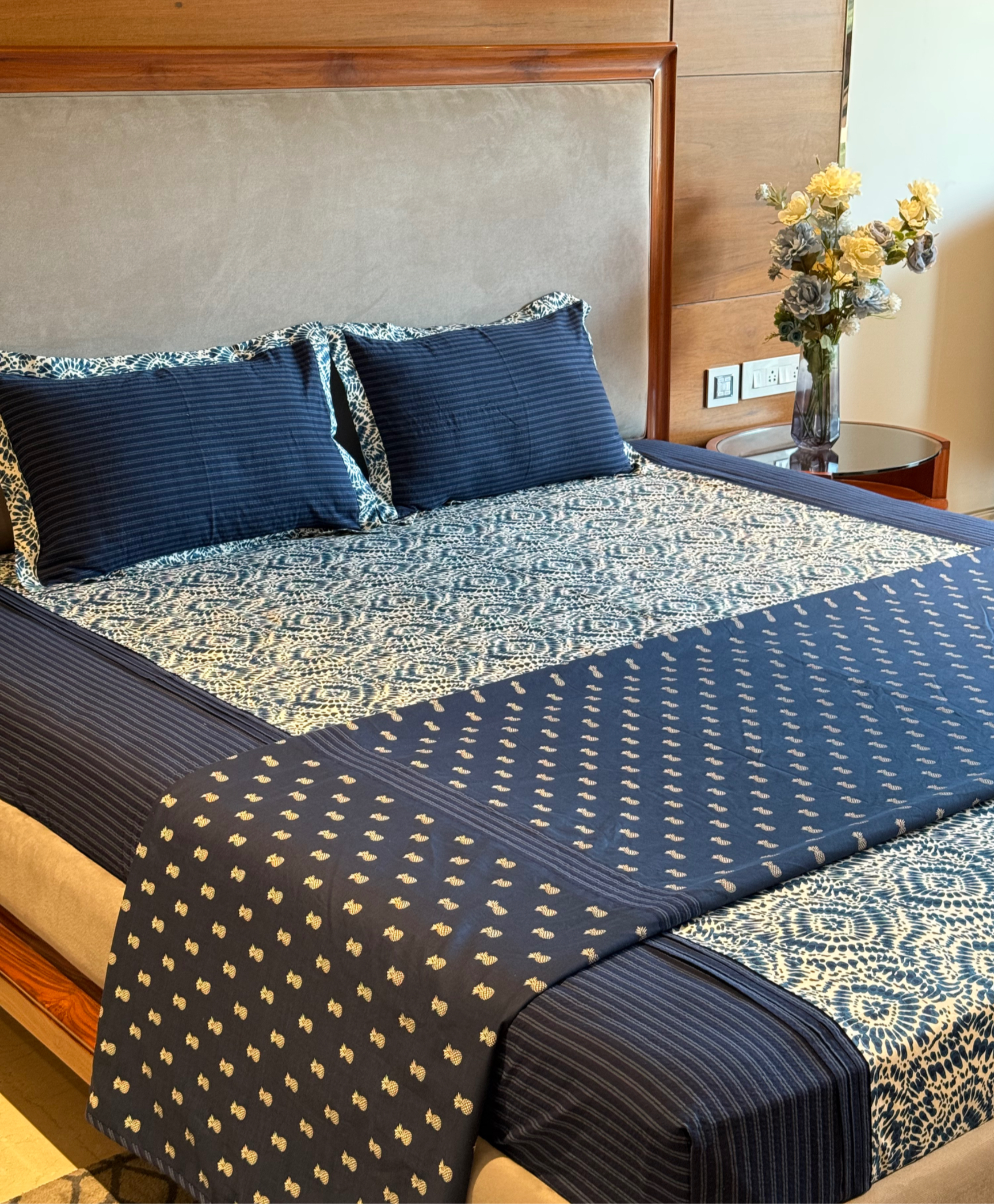 Tots Pineapples Dohar & Quilt Cover