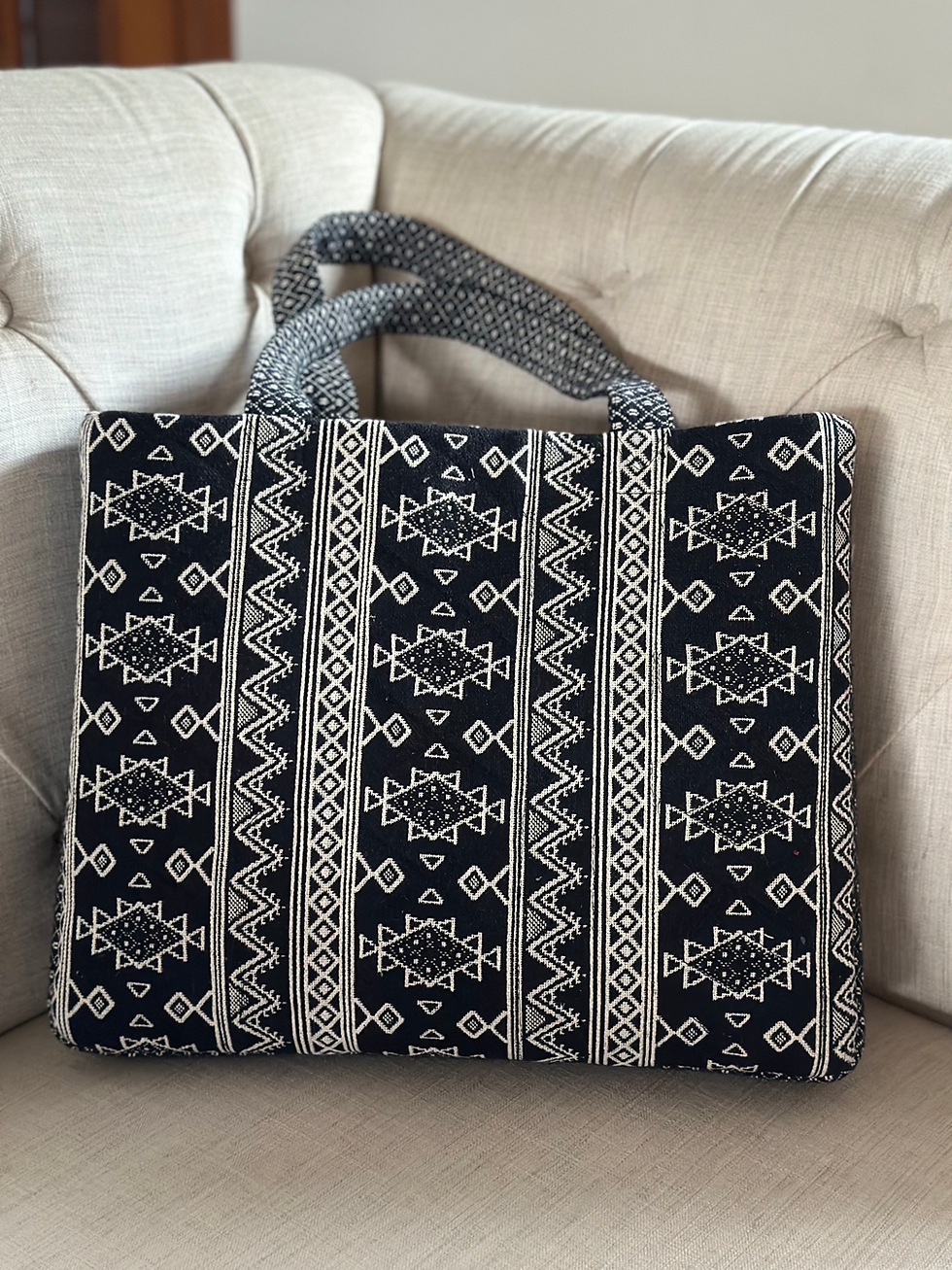 Thumbnail: Black or White KRI Tote bag