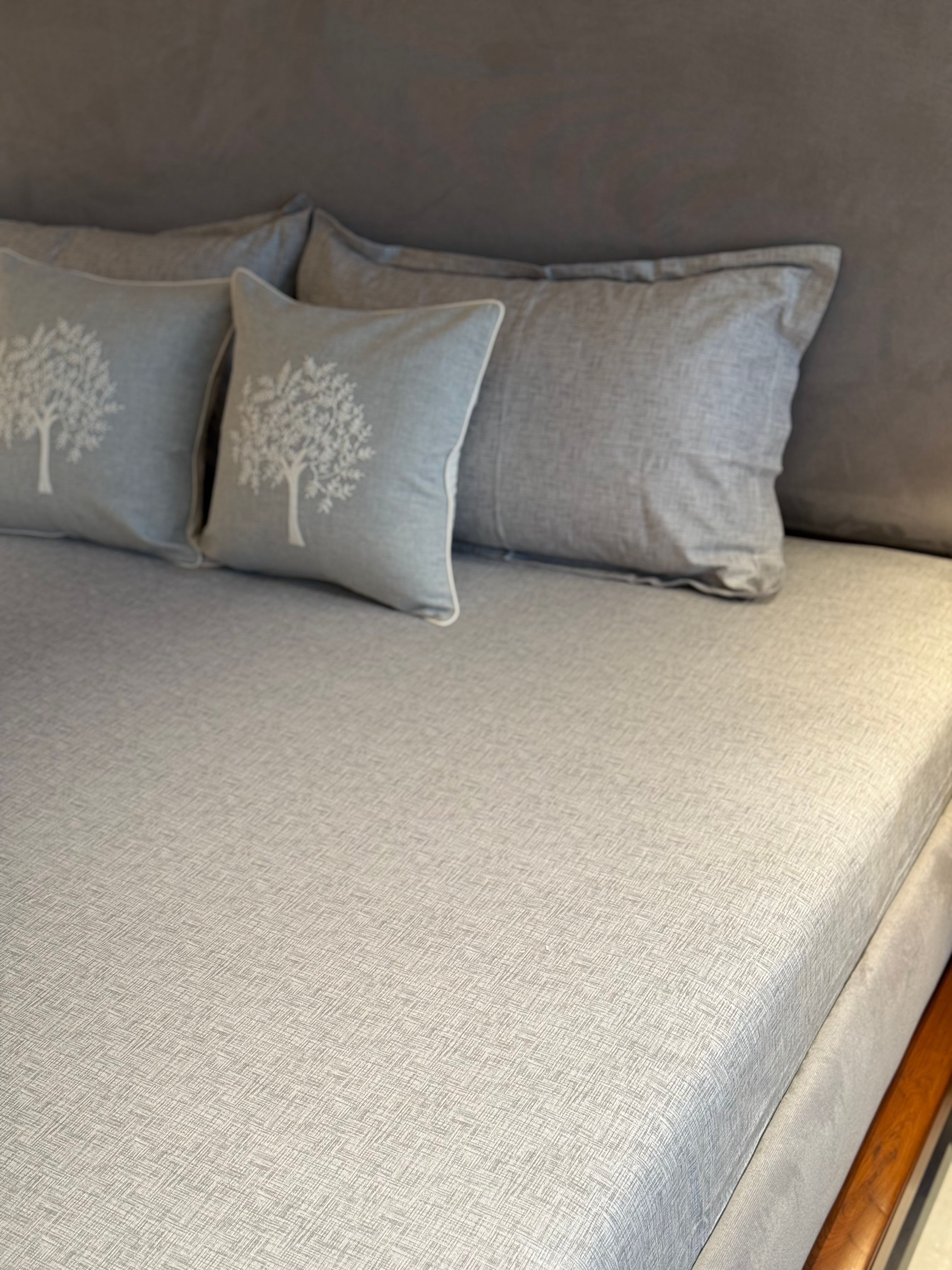 Texture Ash Grey Budget Bedsheet Set