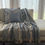 Thumbnail: Distressed Denim Braid Sofa Throw