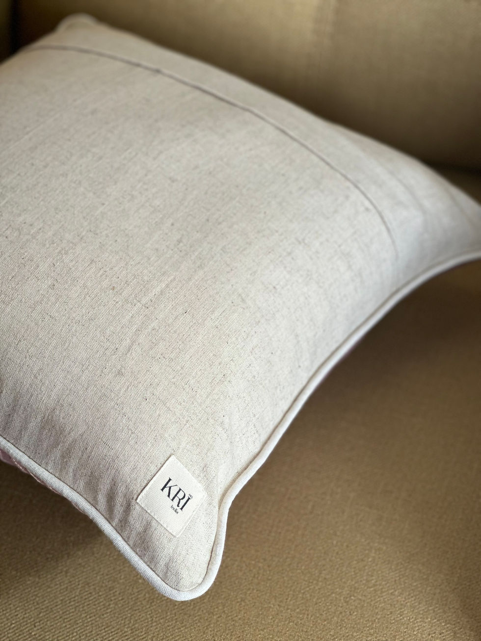 Thumbnail: Bloom Gypsy Pink Ivory Cushion Cover