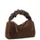 Thumbnail: Faux Suede Rutched Handle Crossbody/Satchel Bag